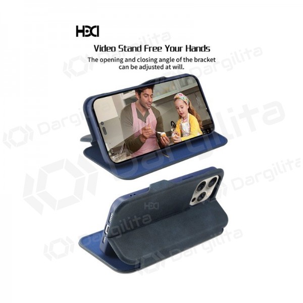 Samsung Galaxy A57 dėklas "HDD Classic Wallet Case" (mėlynas)