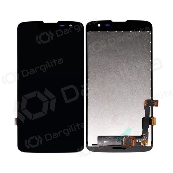 LG Q7 / Q7+ LMQ610 / Q610MA / Q610TA LCD ekranas su liečiamu stikliuku (juodas) (originalus)