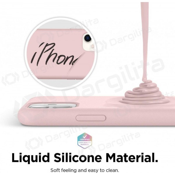 Samsung Galaxy A245 A24 4G / A246 A24 5G dėklas "Liquid Silicone" 1.5mm (rožinis)