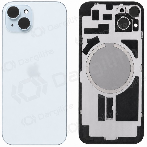 Apple iPhone 15 galinis dangtelis (mėlynas) (Premium)