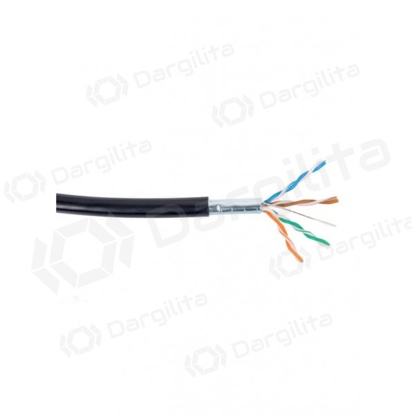 LAN tinklo kabelis Schnur FTP 5e 0.50mm (lauko, PVC, PE, Eca, 500m)