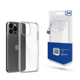 Apple iPhone 17 Pro, 18 Pro dėklas "3MK Clear Case" (skaidrus)