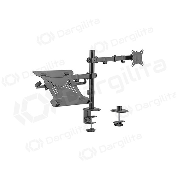 17”-32” monitoriaus ir 10”-15.6” nešiojamo kompiuterio laikiklis