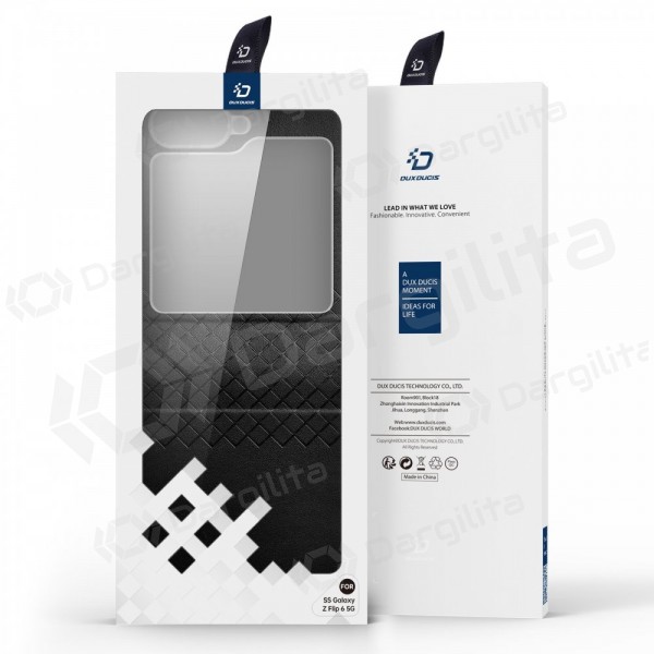 Samsung Galaxy Z Flip7 dėklas "Dux Ducis Bril" (juodas)