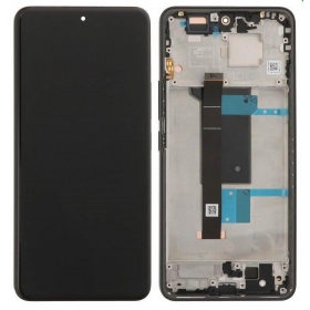 Xiaomi Redmi Note 15 Pro 4G ekranas (juodas) (su rėmeliu) (OLED)