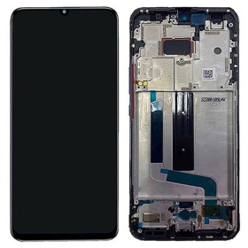 Xiaomi Mi 10 Lite 5G ekranas (Gray / Tarnish) (su rėmeliu) (service pack) (originalus)