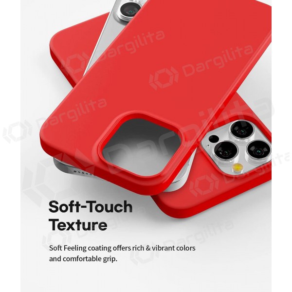 Apple iPhone 15 Pro Max dėklas Mercury Goospery "Soft Feeling Jelly Case" (raudonas)