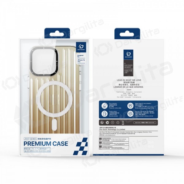 Apple iPhone 16 Pro dėklas "Dux Ducis Zest" (Gradient Desert Gold)