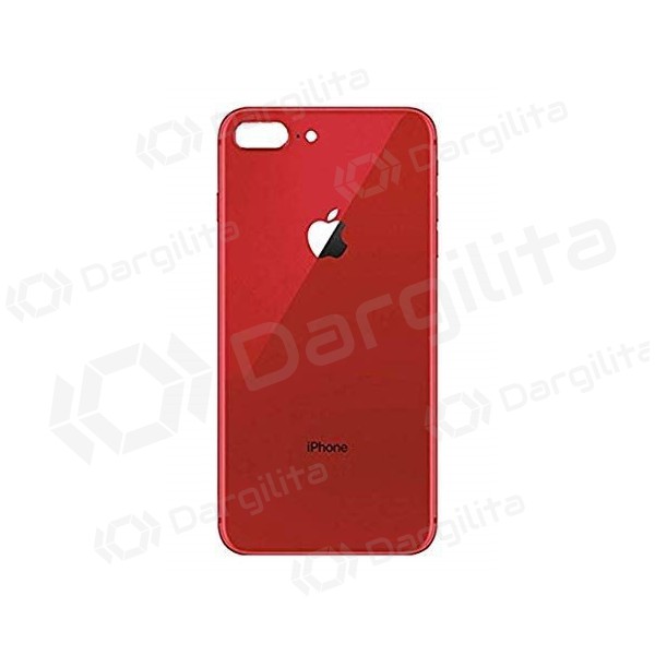 Apple iPhone 8 Plus galinis baterijos dangtelis (raudonas) (bigger hole for camera)