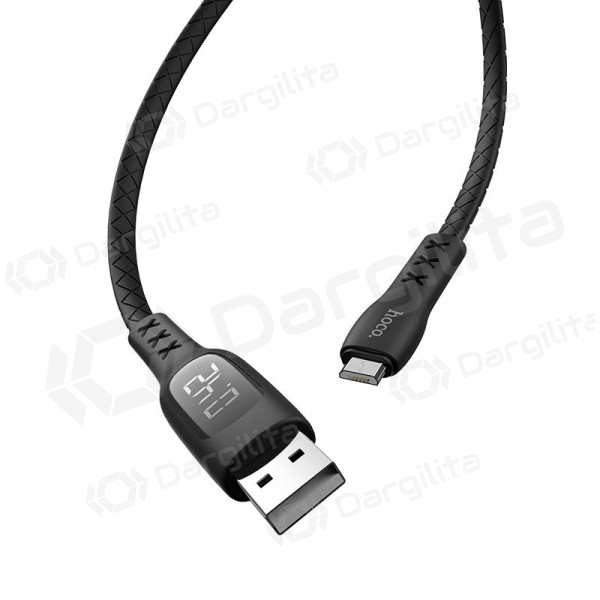 USB kabelis HOCO S6 lightning 1.2m juodas