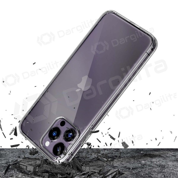 Apple iPhone 16 Pro dėklas "3MK Clear Case" (skaidrus)