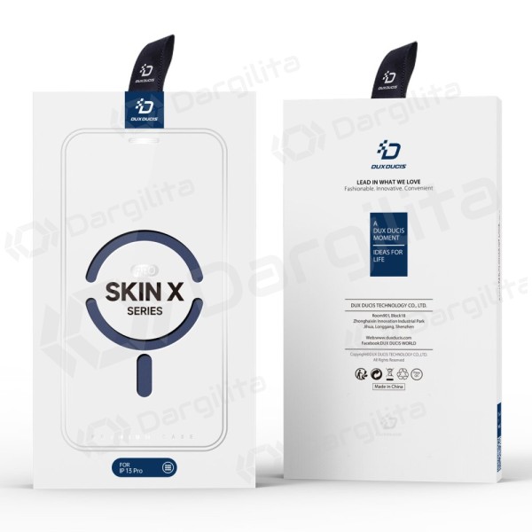 Apple iPhone 15 Pro Max dėklas "Dux Ducis Skin X Pro" (violetinis)