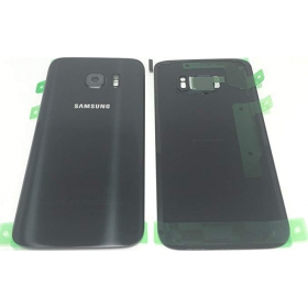 Samsung G930F Galaxy S7 galinis baterijos dangtelis (juodas) (naudotas grade A, originalus)