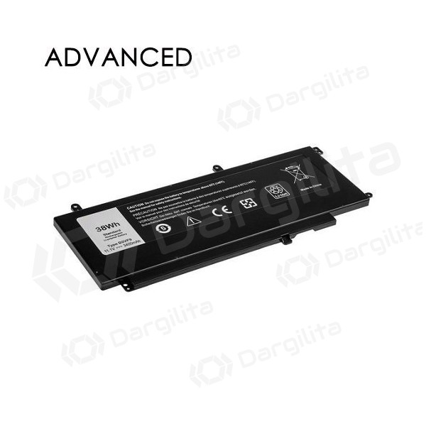 DELL D2VF9, 3400mAh nešiojamo kompiuterio baterija, Advanced