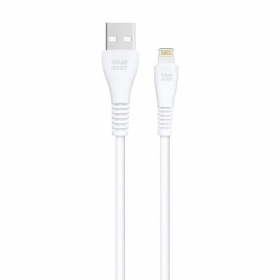 Lightning laidas Blue Star PJ-DG5-A USB-A į Lightning 1 m baltas