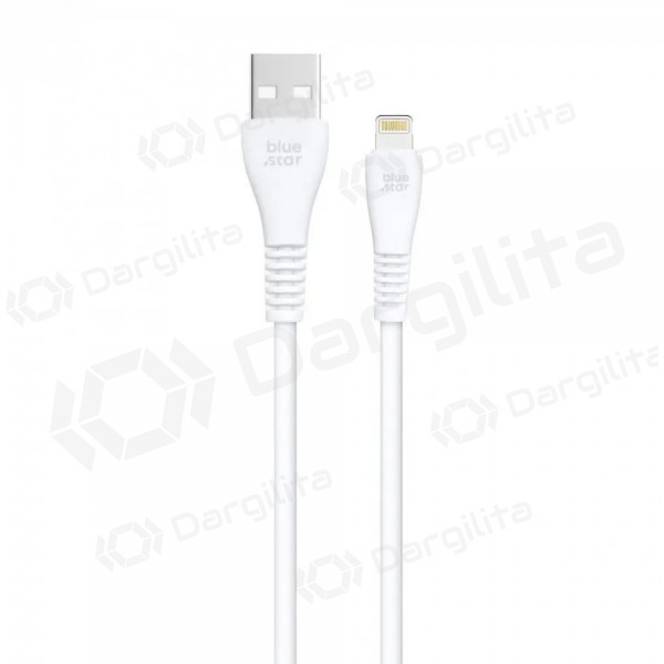 Lightning laidas Blue Star PJ-DG5-A USB-A į Lightning 1 m baltas