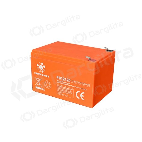 Akumuliatorius Power Bubble PB1212 (12Ah, 12V)