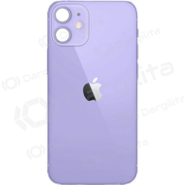Apple iPhone 12 galinis baterijos dangtelis violetinis (Purple) (bigger hole for camera)