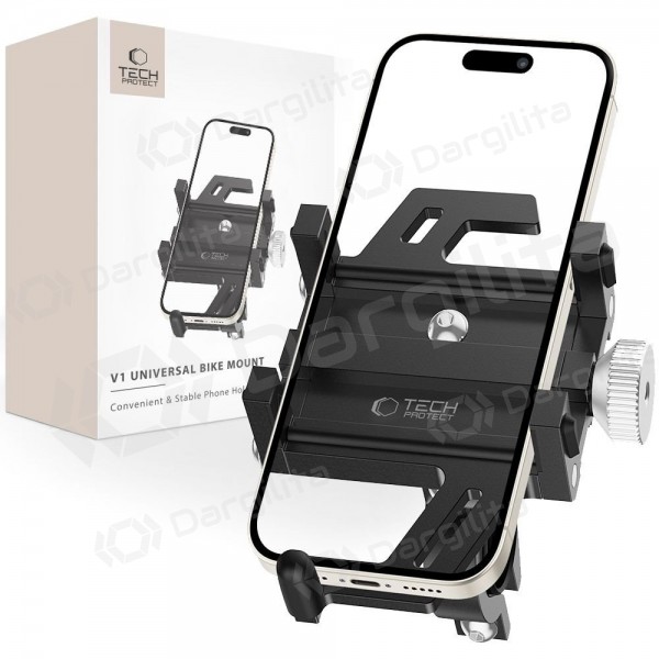 Telefono laikiklis dviračiui motociklui Tech-Protect V1 Universal
