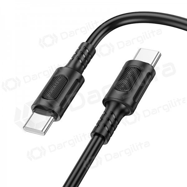 USB-C laidas Borofone BX111 USB-C į USB-C 1 m 60 W juodas