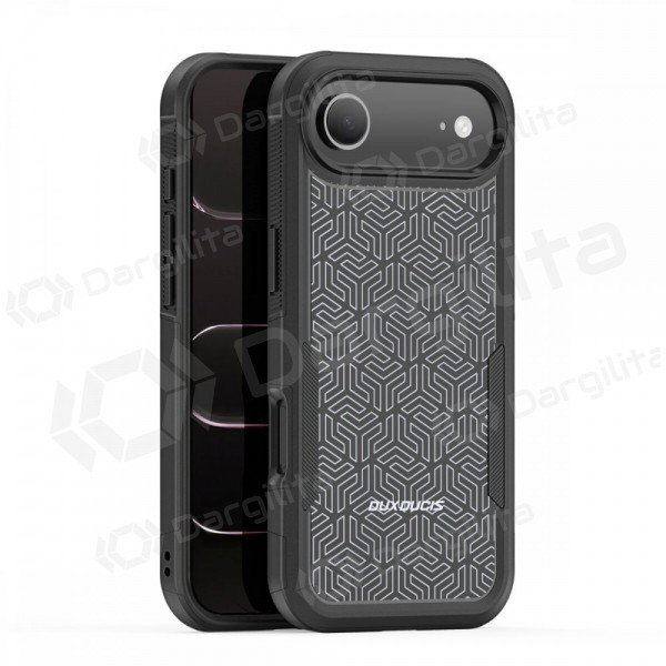Apple iPhone Air dėklas "Dux Ducis Shld" juodas (Triangle Pattern)