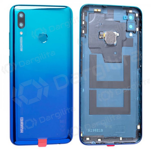 Huawei P Smart 2019 galinis baterijos dangtelis mėlynas (Aurora Blue) (naudotas grade C, originalus)