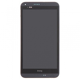 HTC Desire 816 ekranas (juodas) (su rėmeliu) (service pack) (originalus)