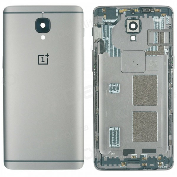 OnePlus 3 / 3T galinis baterijos dangtelis (sidabrinis) (naudotas grade B, originalus)