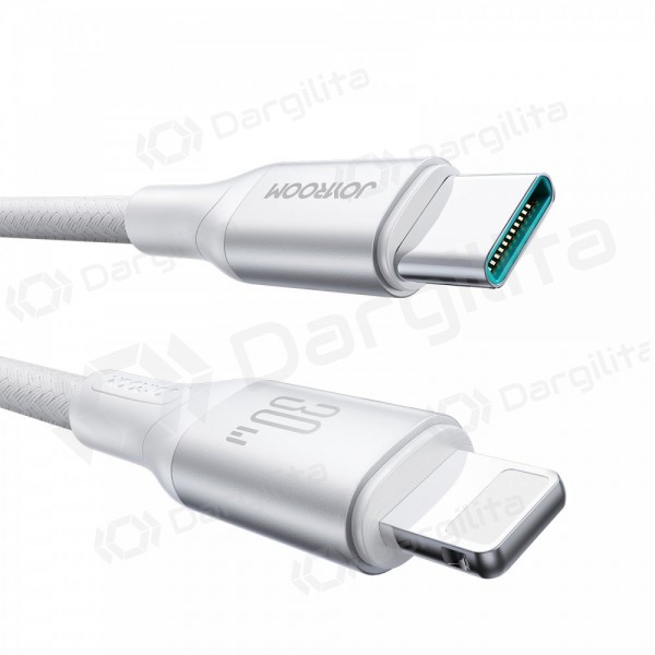Lightning laidas Joyroom S-A28 USB-C į Lightning 1 m 30 W baltas