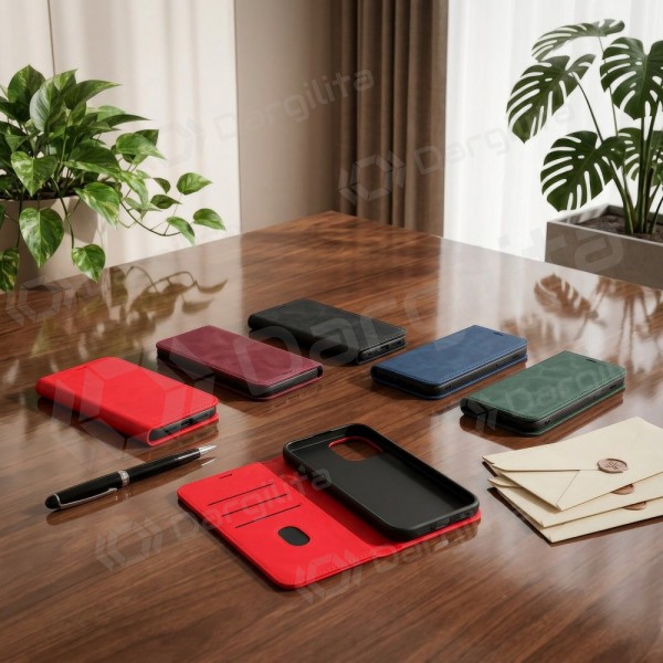 Samsung Galaxy A16 dėklas "Smart Suede" (juodas)