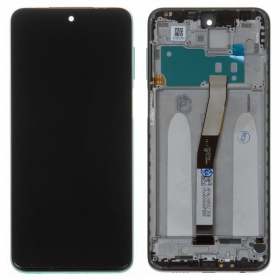 Xiaomi Redmi Note 9S ekranas (mėlynas) (su rėmeliu) (service pack) (originalus)