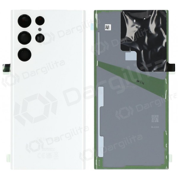 Samsung Galaxy S22 Ultra galinis dangtelis (baltas) (originalus)