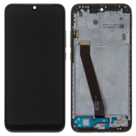 Xiaomi Redmi 7 ekranas (juodas) (su rėmeliu) (service pack) (originalus)