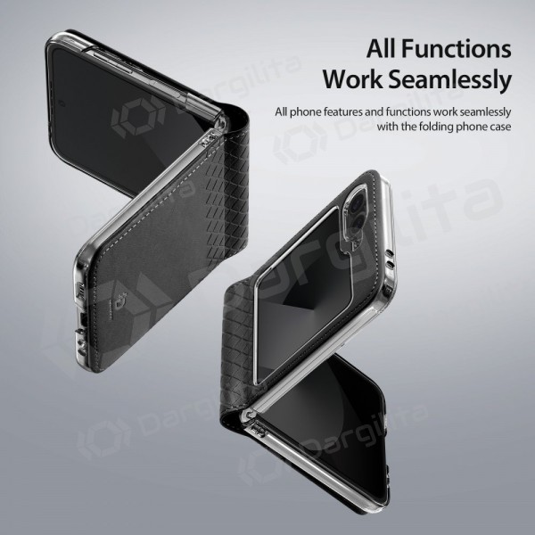 Samsung Galaxy Z Flip7 dėklas "Dux Ducis Bril" (juodas)