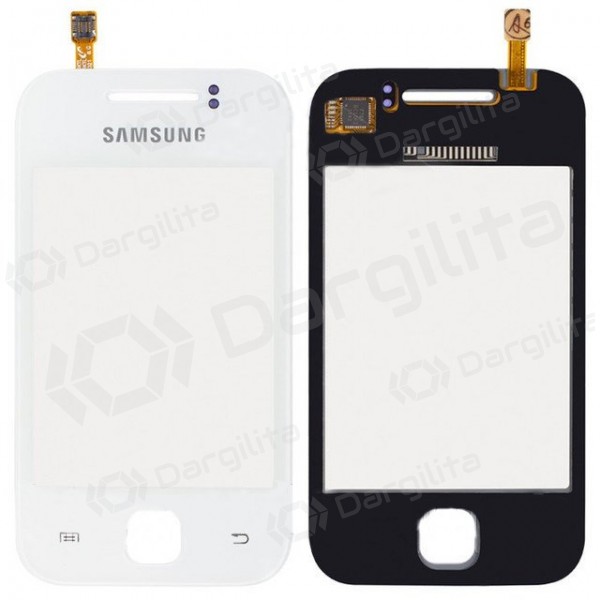 Samsung s5360 Galaxy Y lietimui jautrus stikliukas (baltas)