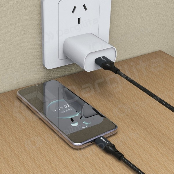 USB-C laidas Dudao L3ST USB-A į USB-C 3 m 5A juodas
