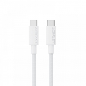 USB-C laidas Acefast C18-03 USB-C į USB-C 1.2 m 60 W baltas