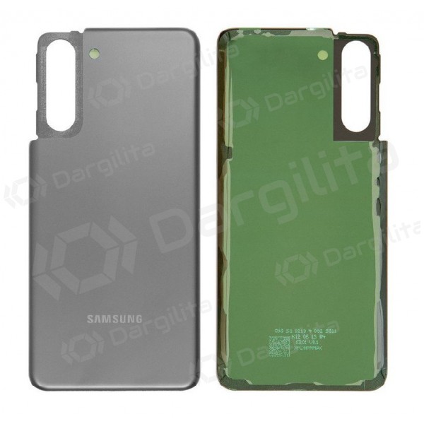 Samsung G991 Galaxy S21 5G galinis baterijos dangtelis pilkas (Phantom Grey)