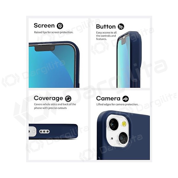 Apple iPhone XR dėklas "Mercury Soft Feeling" (tamsiai mėlynas) Apple iPhone XR dėklas "Mercury Soft Feeling" (tamsiai mėlynas)