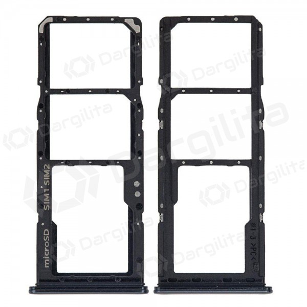 Samsung A705 Galaxy A70 2019 SIM kortelės laikiklis (juodas) (service pack) (originalus)