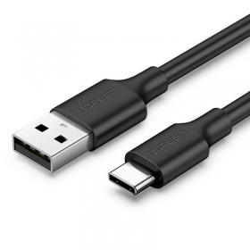 USB-C laidas Ugreen US287 USB-A į USB-C 1 m 3 A juodas