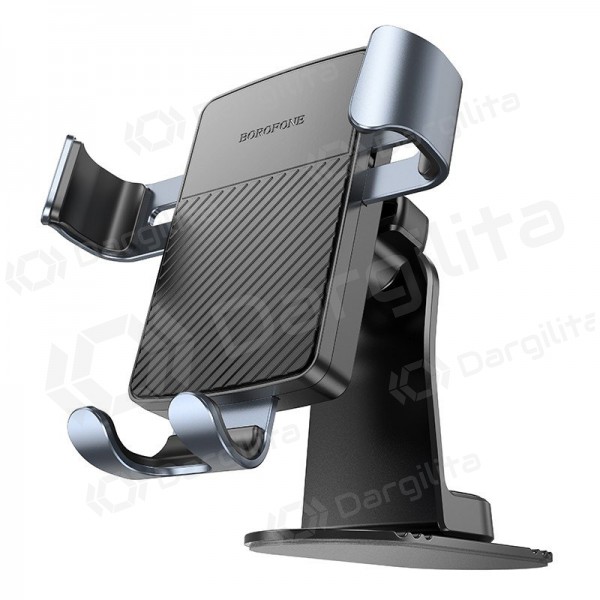 Automobilinis telefono laikiklis Borofone BH119 ant prietaisų skydelio 4.5–7 colių