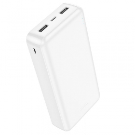 Išorinė baterija Power Bank Hoco J100A 2xUSB-A 20000mAh balta