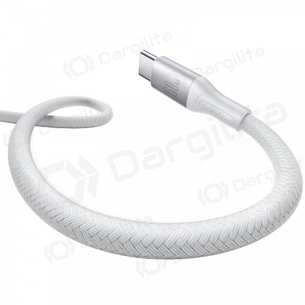 USB-C laidas Joyroom S-A28 USB-C į USB-C 2 m 60 W baltas