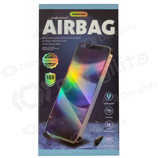 Samsung Galaxy A145 A14 4G / A146 A14 5G ekrano apsauginis grūdintas stiklas "18D Airbag Shockproof"