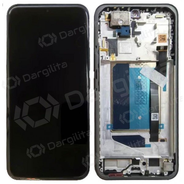 Xiaomi Poco M8 Pro 5G ekranas (juodas) (su rėmeliu) (originalus)