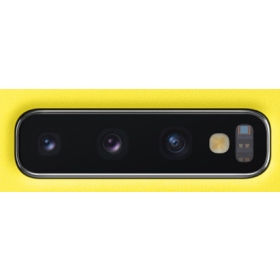 Samsung G975 Galaxy S10+ kameros stikliukas geltonas (Canary Yellow)