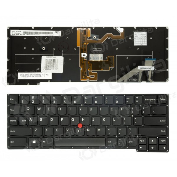 LENOVO Thinkpad X1 carbon Gen 2 2nd 2014 klaviatūra