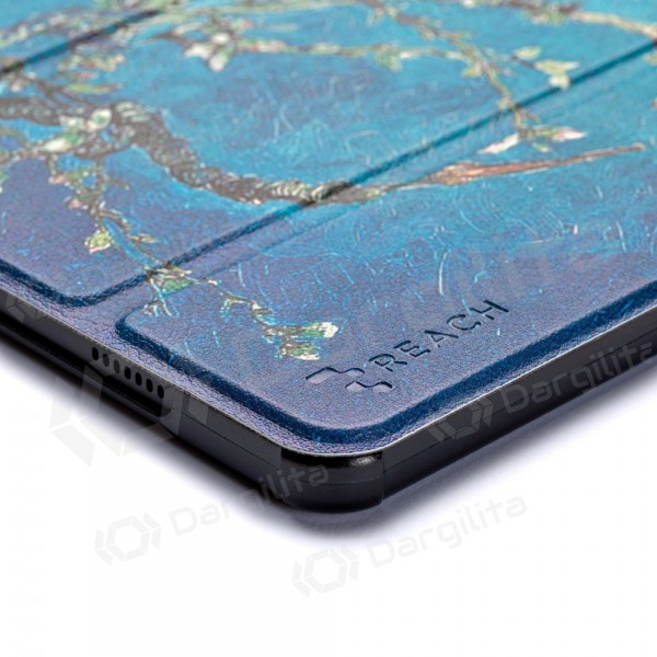 Samsung Galaxy Tab A9+, Tab A11+ dėklas "Smart Leather" (sakura)