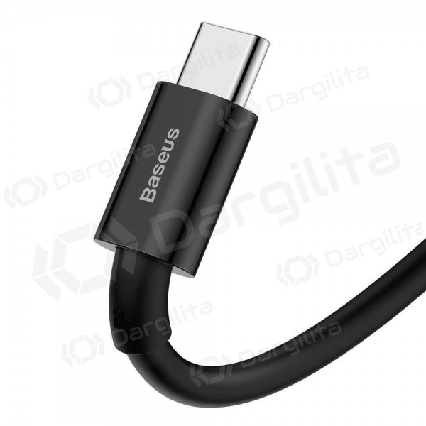 USB-C laidas Baseus Superior USB-A į USB-C 2 m juodas